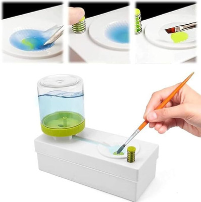 HEYZEM Paint Brush Cleaner Rinser for Acrylic,Watercolor,Oil & Water-Based Paint Brush(Set of 1, Multicolor)