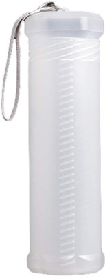 KRYTONE 1 Pack Extendable Plastic Paint Brush Holder Tube Container for Drawing Tool(White)