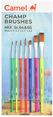 Camel Champ Brush Set - Pack of 7(Multicolor)