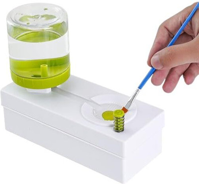 URBAN BOX Paint Brush Cleaner Rinser for Acrylic,Watercolor,Oil & Water-Based Paint Brush(White)