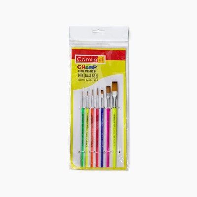 Camlin Champ Brush Set - Pack of 7(Multicolor)