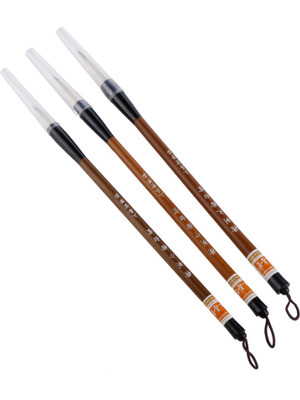 KABEER ART Calligraphy Brush Set with Reusable Velvet Paper(Set of 1, Brown)