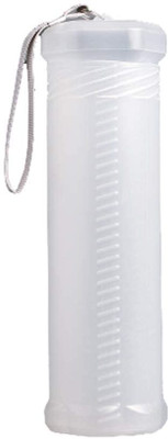 Levin Extendable Plastic Brush Case Clear Paint Brush Holder Long Brushes Tube Storage(Set of 1, White)