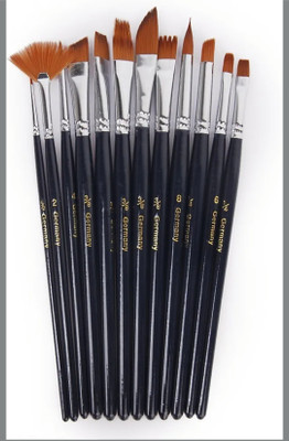 RanaCreation Set of 12 painting brush for all kids(Set of 12, Multicolor)