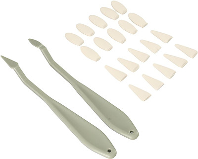 Qalam Kaari 20 Pcs Erase Sponge Wiper Pencils for Students Artist Charcoal Painting Brush(Set of 2, White)