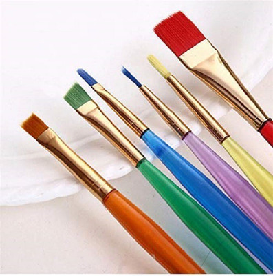 Eclet ™ 6 PCS Set Colourful Candy Plastic Handset Paint Pen Tools(Multicolor)