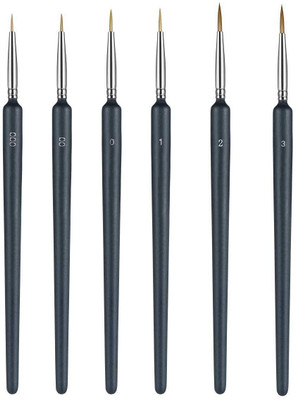 JITAHARAY 6 PCS Professional Paint Brushes Set(Multicolor)