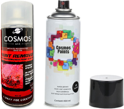 Cosmos Paints PaintRemover-GlossBlack039-400ml Paint Remover(800 ml)