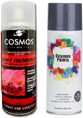 Cosmos Paints PaintRemover-MattBlackGrey96-400ML Paint Remover(800 ml)