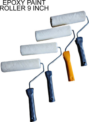 onneyretail 9 inch epoxy high gloss paint roller Paint Roller(Pack of 4)