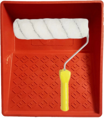 trc TURAC PAINT ROLLER TRAY WITH ROLLER Paint Roller(Pack of 2)