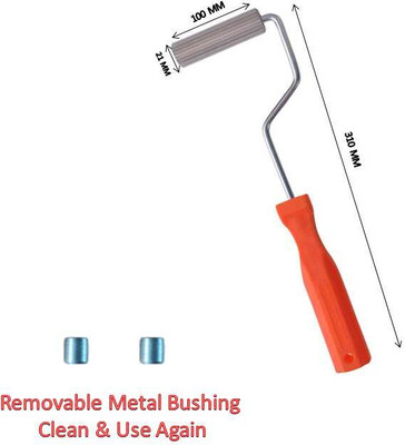 MD Style Aluminum Alloy FRP Bubble Paddle Roller - FRP Resin Work-21x100mm Paint Roller