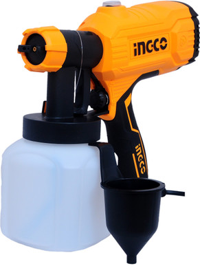 INGCO INGCO Spray Gun 450W Portable Machine SPG3508-Fast Air Painting Tool Paint Spray Gun 450W Portable Machine SPG3508-Fast Air Painting Tool HVLP Sprayer(Yellow)