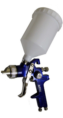 Digital Craft mega PAINTING SPRAYER WITH 600ML GRAVITY FEED CUP (SPRAY GUN) - NOZZLE SIZE 1.4MM. HVLP Sprayer(Blue)