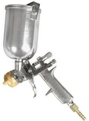 techno tronics T.T_550.M.L Paint Spray Gun USE ALL KINDS OF PAINT WORK HOME AND INDUSTRIAL Air Assisted Sprayer(Silver)