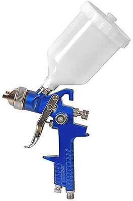 techno tronics Spray Paint Gun 600 ml Nylon Cup with Tool Kits Sprayer (Blue) Air Assisted Sprayer(Multicolor)