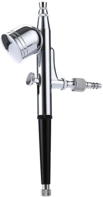 Vtake Air Brush Double Action Pen Paint Spray Gun Kit 0.3mm Air Brush Paint Spray Gun Air Assisted Sprayer(Silver)