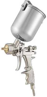 SHIV SHAKTI GARAGE EQUIPMENTS High Precision Air Paint Spray Gun with Adjustable Nozzle & Ergonomic Grip PaintMaster Air SG400 HVLP Sprayer(Silver)