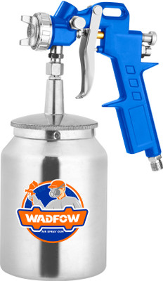 Wadfow Air Spray Gun 1000cc, 1.5mm Nozzle Suitable for Base Coat, 1.2-1.8mm Optional Nozzle, 180-250mm Pattern width Air Assisted Sprayer(Multicolor)