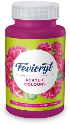 Fevicryl Acrylic Colour 500 ml Paint, DIY Art & Craft(Set of 1, Deep Brilliant Purple)