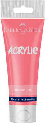 FABER-CASTELL CREATIVE STUDIO ACRYLIC TUBE120ML-DARK FLESH 130(Set of 1, DARK FLESH)