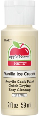 PLAID Apple Barrel Acrylic Paint Vanilla Ice Cream 2 Oz. 59ml(Set of 1, Vanilla Ice Cream)