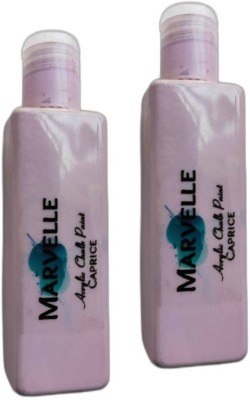 Marvelle Chalk Paint Caprice colour Matte finish 100ml x 2 acrylic water colours(Set of 2, CAPRICE)