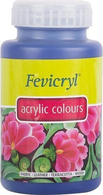Fevicryl Acrylic Colour 500 ml Paint, DIY Art & Craft(Set of 1, Ultramarine Blue)