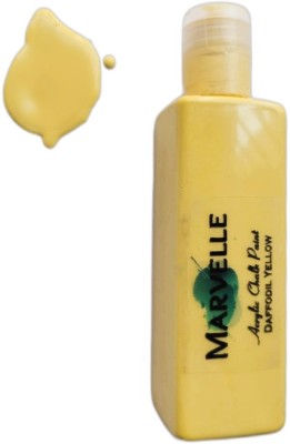 Marvelle Acrylic Chalk Paint 100ml Matte finish(Set of 1, Daffodil Yellow)