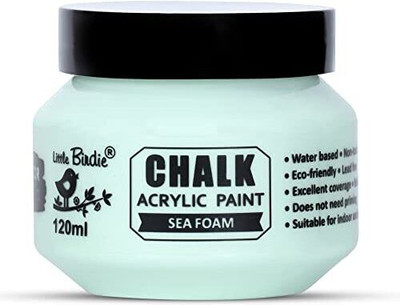 ITSY Bitsy Home Decor Chalk Paint Sea Foam 120ml(Set of 1, Sea Foam)