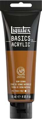 Liquitex Basics 118ml Raw Sienna(Set of 1, Raw Sienna)