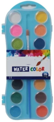 53 Arts Watercolor Paint Set with Brush – 16 Vibrant Color(Set of 1, Multicolor)