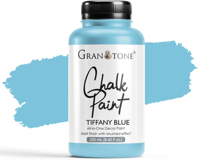 Granotone Chalk Paint for Furniture, Home Decor, Crafts-Eco-Friendly 250 ML (Tiffany Blue)(Set of 1, Tiffany Blue)