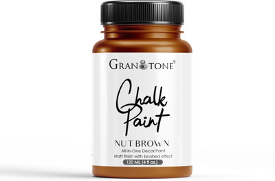 Granotone Chalk Paint Nut Brown 120 ml(Set of 1, Nut Brown)