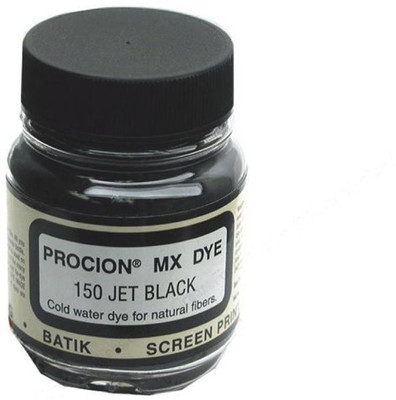 Jacquard Procion MX Fiber Reactive Dye,(Set of 1, Jet Black)