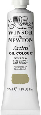 Winsor & Newton Artists' Oil Colour - Tube of 37 ML - Davy's Gray (217)(Set of 1, Davy's Gray)
