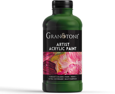 Granotone Acrylic Colour Art and Craft Paint, DIY Paint 500 ML(Set of 1, Sap Green)