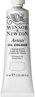 Winsor & Newton Artists' Oil Colour - Tube of 37 ML - Titanium White (644)(Set of 1, Titanium White)