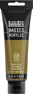 Liquitex Basics 118ml Bronze Yellow(Set of 1, Bronze Yellow)
