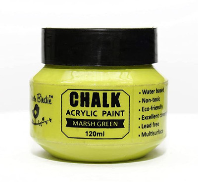 ITSY Bitsy Home Decor Chalk Paint 120ml - Marsh Green(Set of 1, Marsh Green)