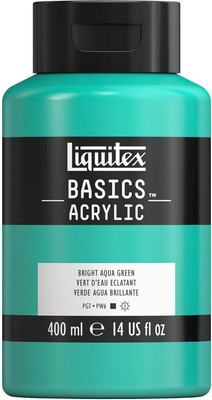 Liquitex Basics 400ml Bright Aqua Green(Set of 1, Bright Aqua Green)