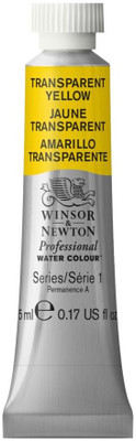 Winsor & Newton Professional Water Colour 5 ML(Set of 1, Transparent Yellow (653))
