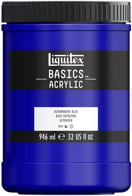 Liquitex Basics 946ml Ultramarine Blue(Set of 1, Ultramarine Blue)
