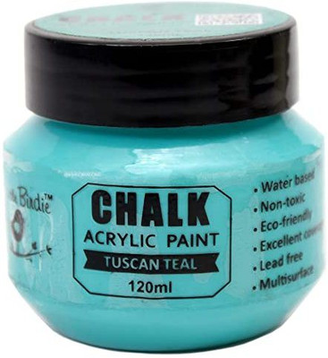 ITSY Bitsy Home Decor Chalk Paint 120ml - Tuscan Teal(Set of 1, Tuscan Teal)