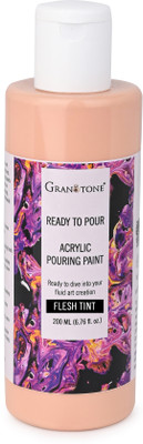 Granotone Premium Acrylic Pouring Paint 200 Ml (Flesh Tint)(Set of 1, Flesh Tint)