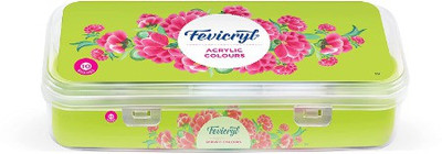 Fevicryl SPECIAL ARCYLIC COLOUR (NEW MODEL)(Set of 10, Multicolor)