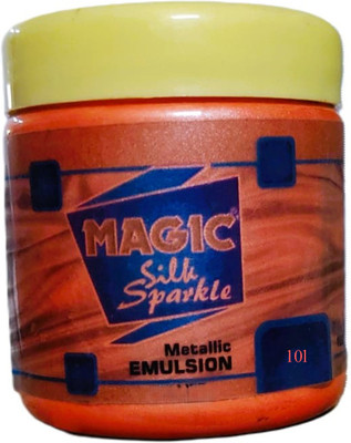 Magic Paints Metallic Paint Extra Sheen ,Glitter for Painting Walls, Wood, Glass, DIY 10 L(Set of 1, Signal Red)