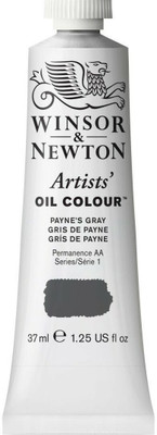 Winsor & Newton Artists' Oil Colour - Tube of 37 ML - Payne's Gray (465)(Set of 1, Payne's Gray)