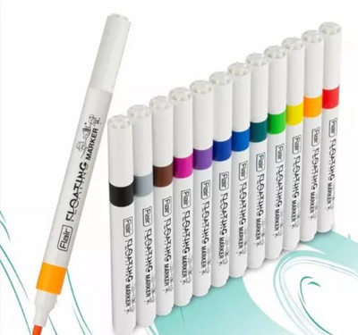 SunriseTrading FLAIR Creative Series Water Floating Painting Marker Pen(Set of 1, Multicolor)