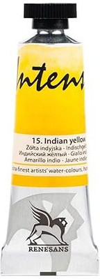 Color Splash Intense Water- extrafine watercolours in tubes 15 ml nr 4 Naples Yellow Deep(Set of 1, Yellow Deep)